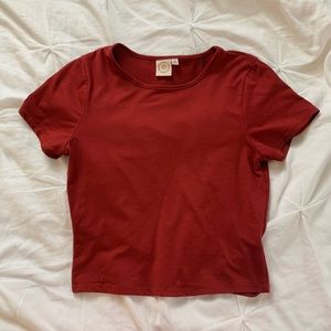 Red Crop Top
